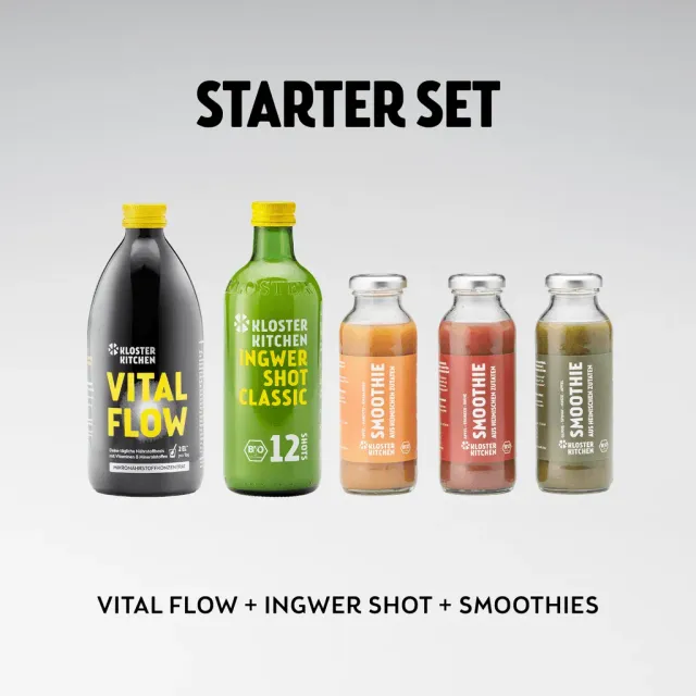 Klosterkitchen Starter Set Vital Flow Smoothie Ingwer 31 Tage