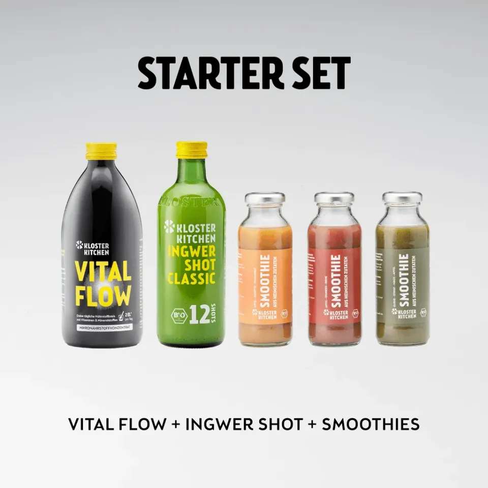 Klosterkitchen Starter Set Vital Flow Smoothie Ingwer 31 Tage
