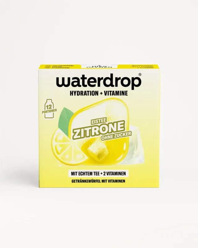 Waterdrop EISTEE ZITRONE Microdrink 12er-Pack zuckerfrei
