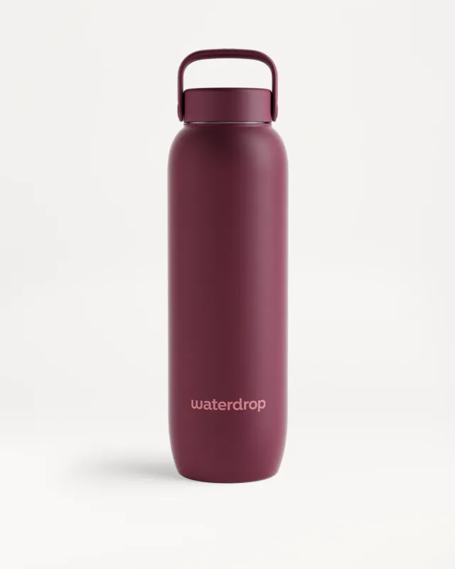 Waterdrop All-Purpose Thermo Metal Spout Lid Trinkflasche Edelstahl