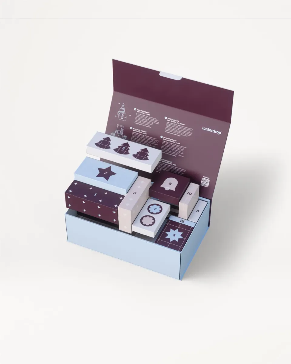 Waterdrop Microdrink Adventskalender mit 24 Goodies