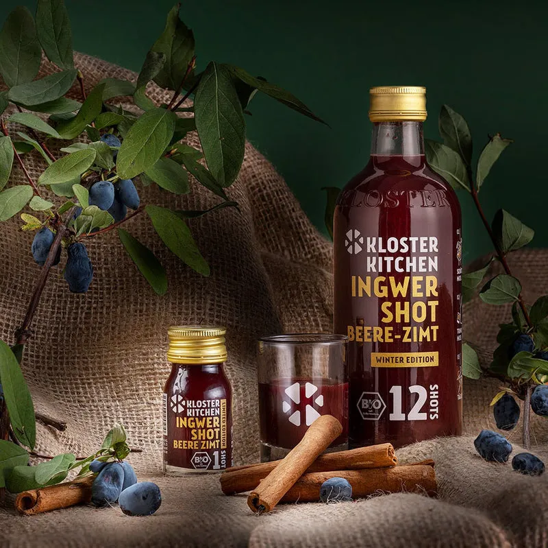 Klosterkitchen 1SHOT Beere Zimt Ingwer Shot 7x30ml Bio