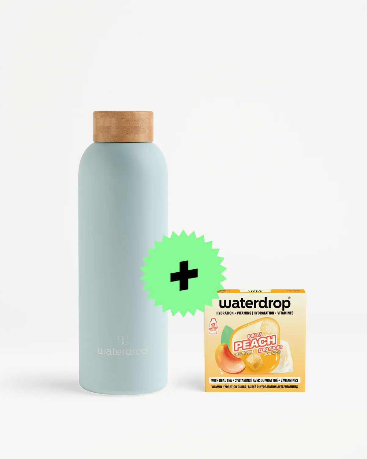 Waterdrop Pfirsichtraum Thermo Bottle Set Trinkflasche