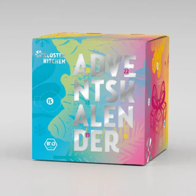 Klosterkitchen Adventskalender 2026 Ingwer Shots mit Shot-Glas