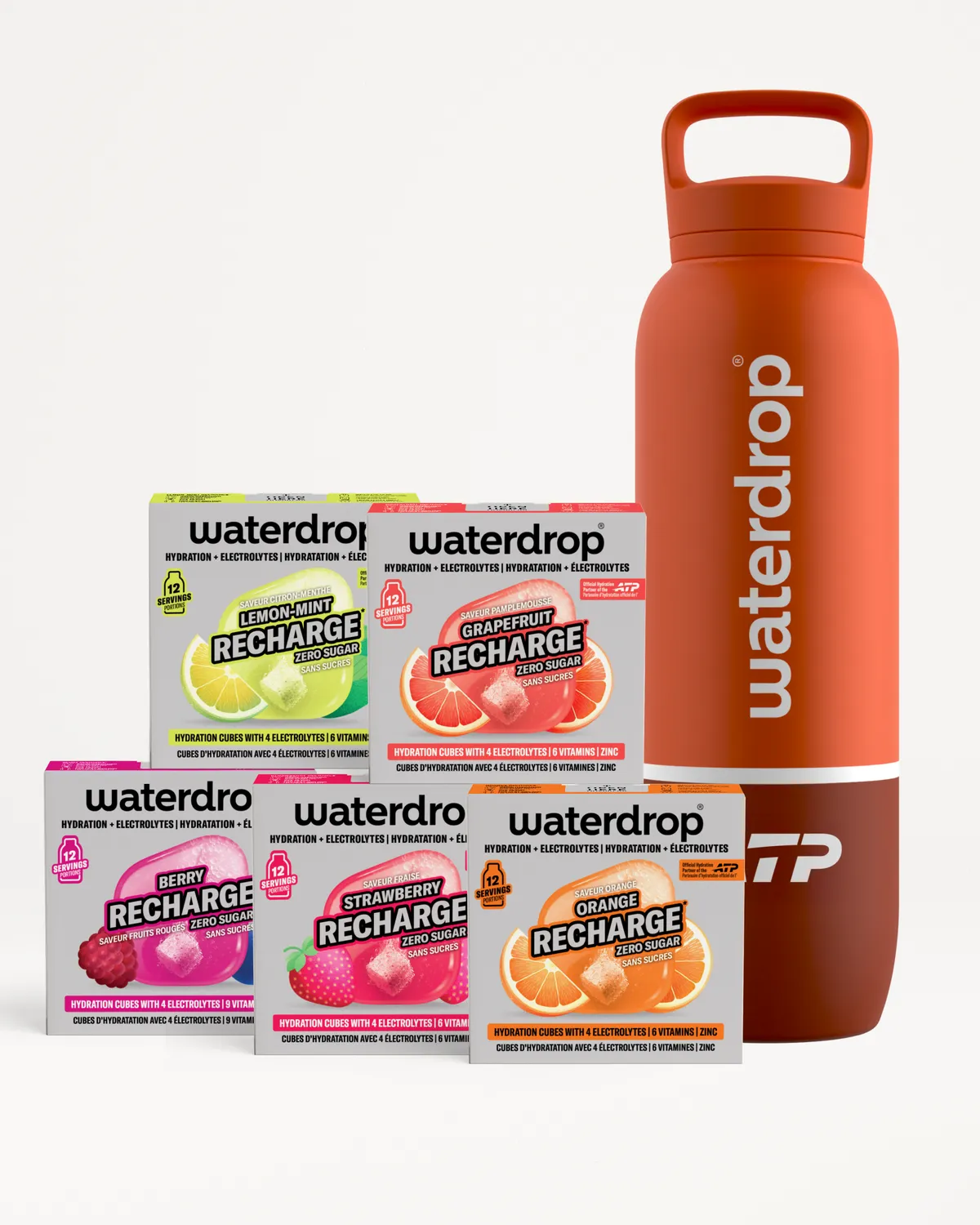 Waterdrop Ultimatives Recharge Starter Set mit ATP-Flasche