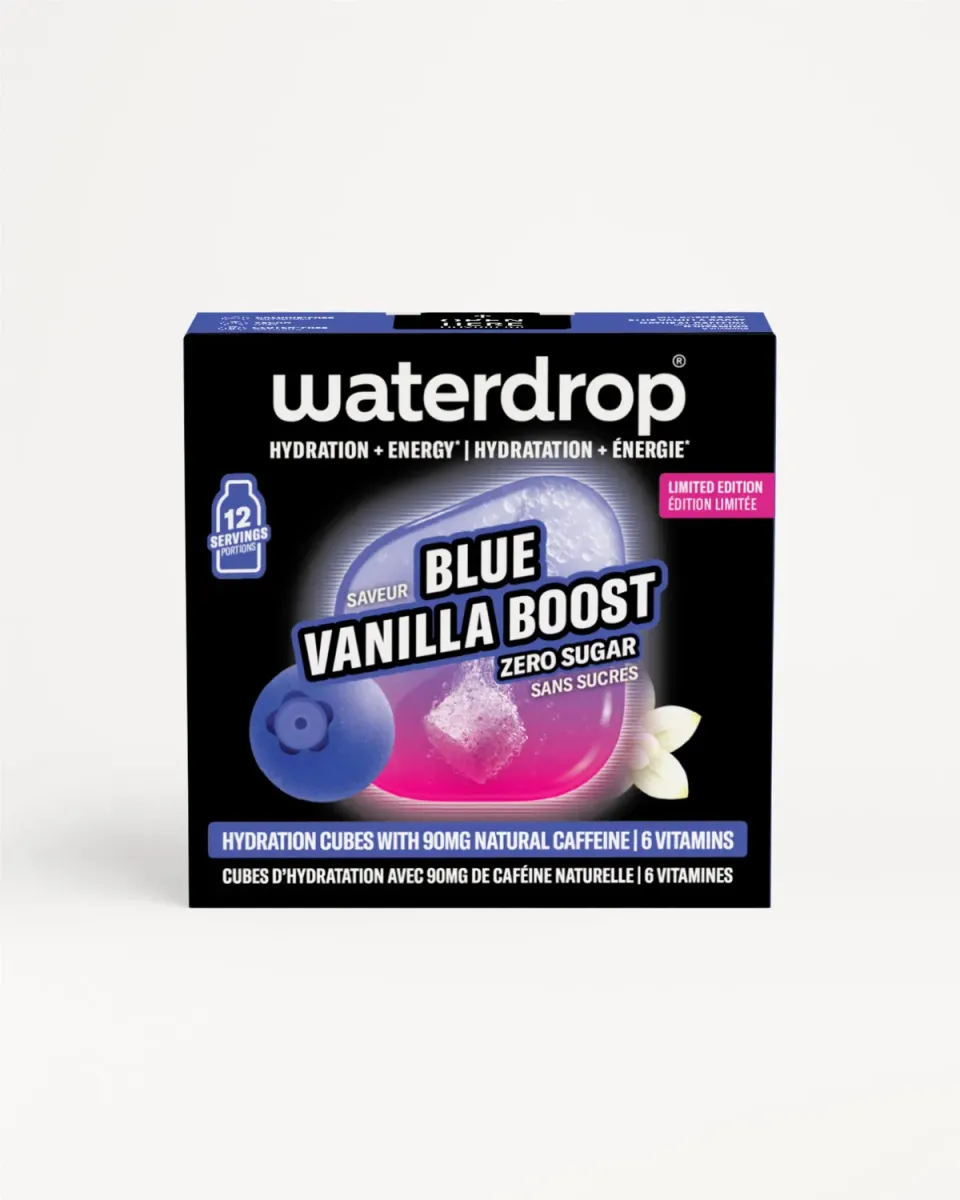 Waterdrop Blue Vanilla Boost Microdrink Energydrink 12er