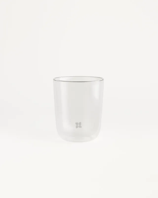 Waterdrop Microdrink Glass Cup Glas doppelwandig Borosilikat