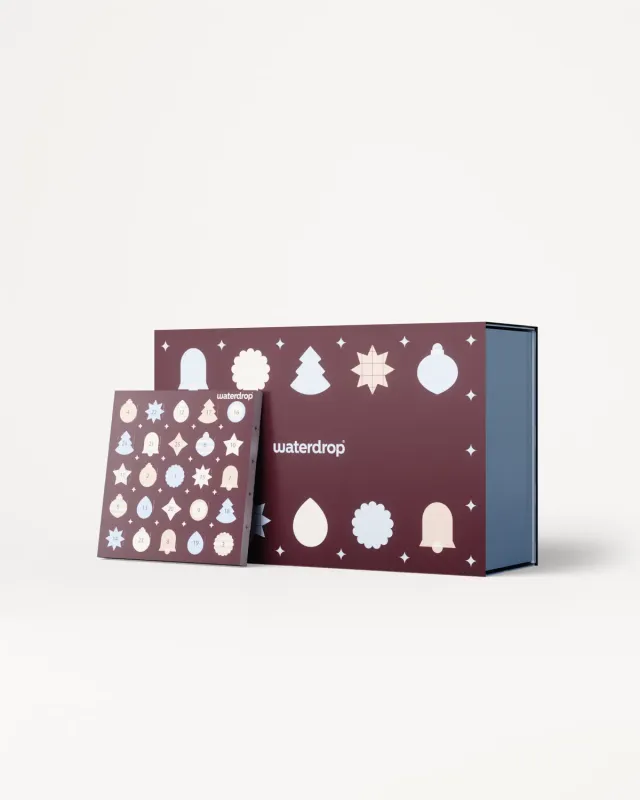 Waterdrop Adventskalender Set Getränkewürfel 49 Türchen Geschenkset