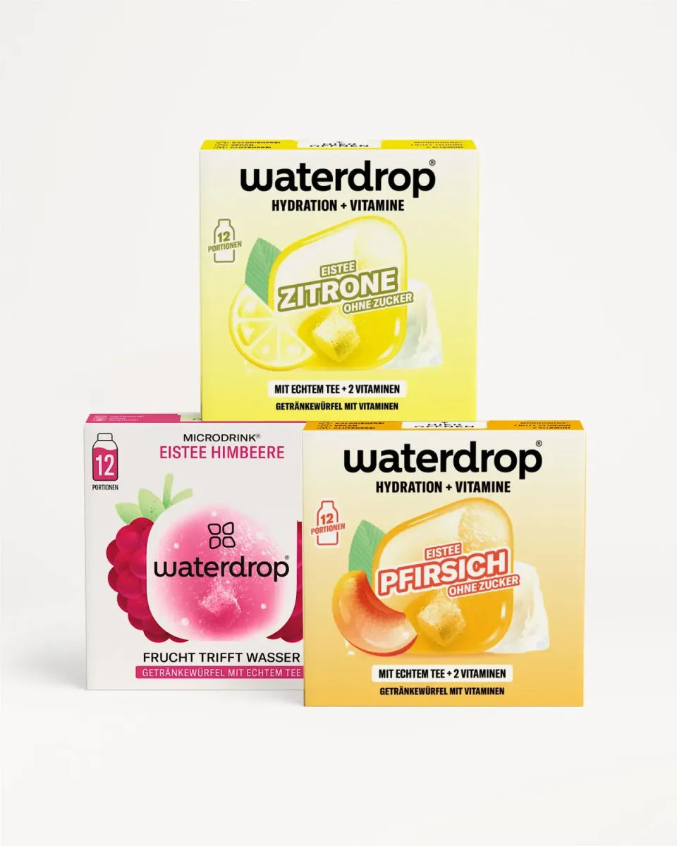 Waterdrop EISTEE Set Microdrink Würfel 12er Set 3 Sorten