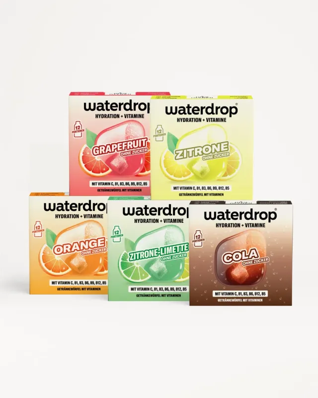 Waterdrop 30 Tage zuckerfreie Softdrinks Set 5 Sorten