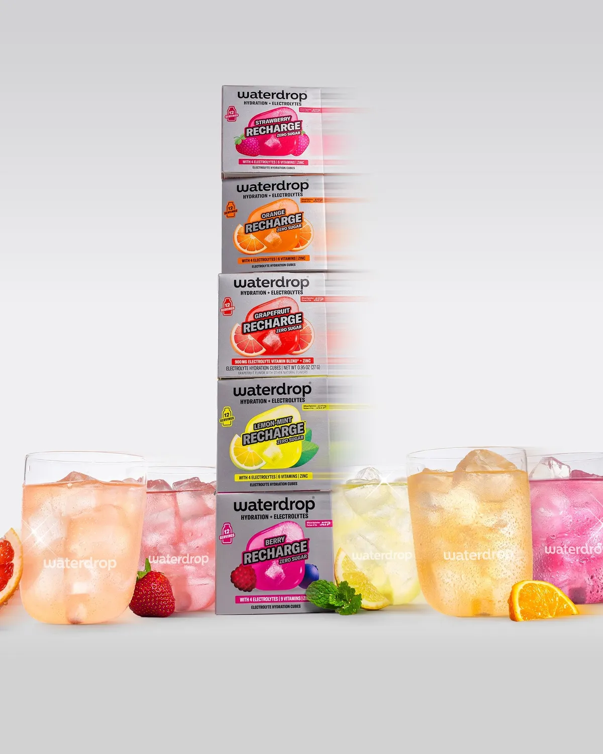 Waterdrop Microdrink Recharge Set 4+1 Elektrolyt 5 Sorten