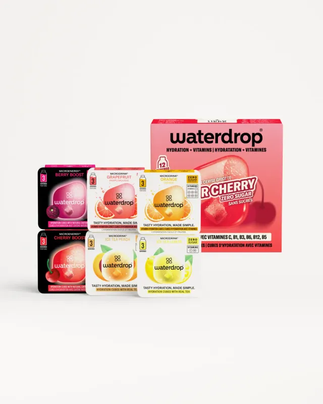 Waterdrop Sauerkirsche Taster Set Microdrink Probierpaket Limited Edition