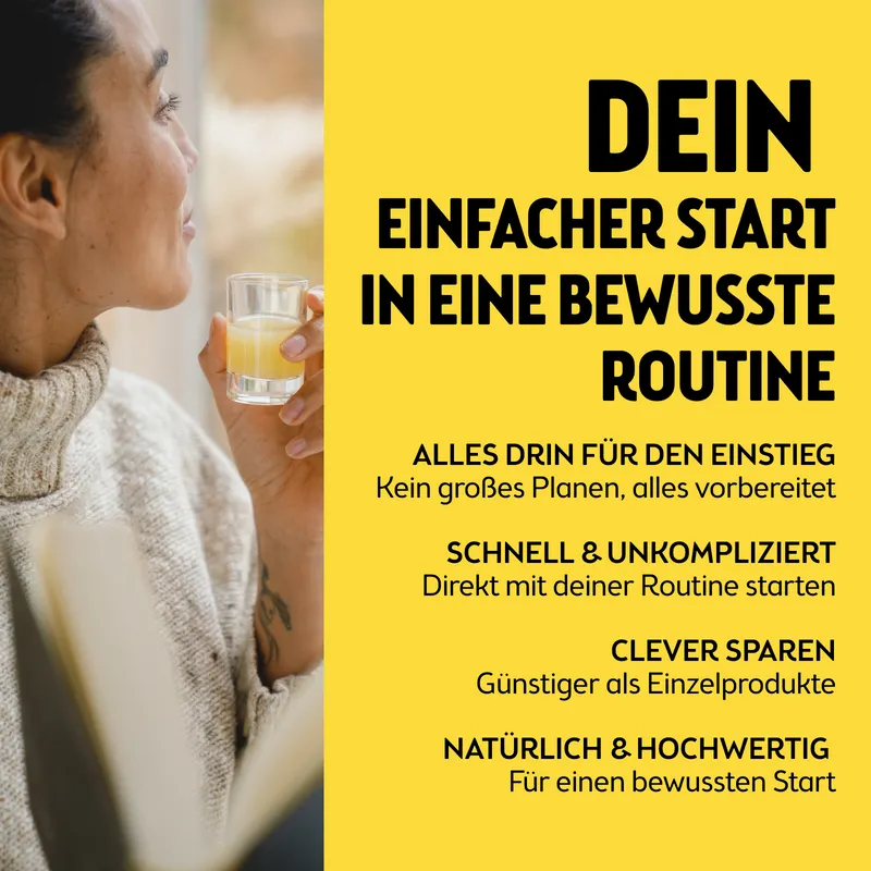 Klosterkitchen Starter Set Vital Flow Smoothie Ingwer 31 Tage