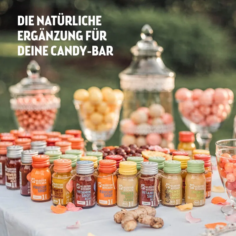 Klosterkitchen Bio Ingwer Shot Set Gastgeschenk Hochzeit 7x30ml