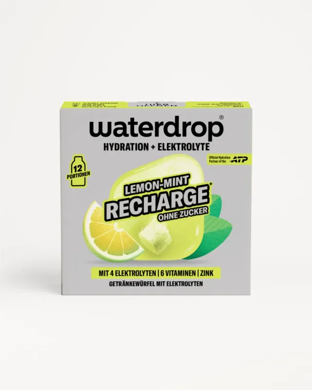 Waterdrop Microdrink Lemon-Mint Recharge Elektrolytgetränk 12er Pack