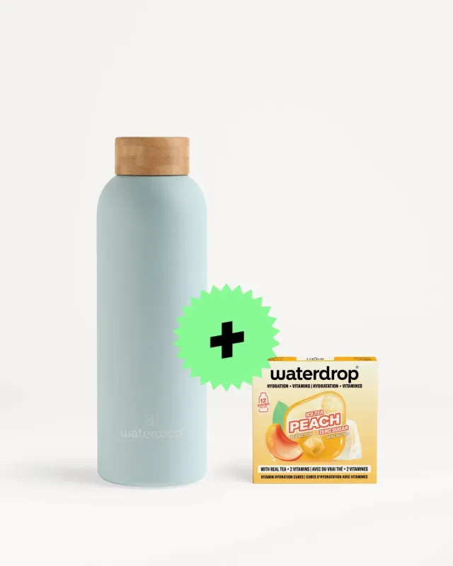 Waterdrop Pfirsichtraum Thermo Bottle Set Trinkflasche