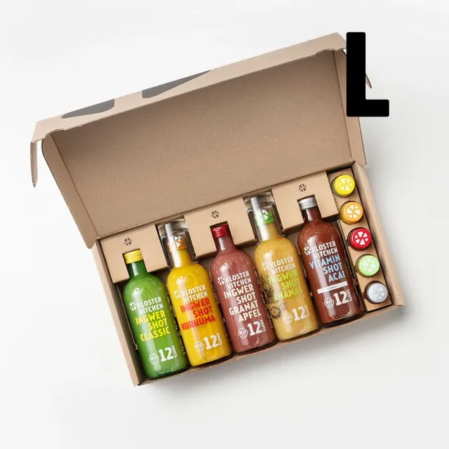 Klosterkitchen Probierset Ingwer Shots trinkfertig