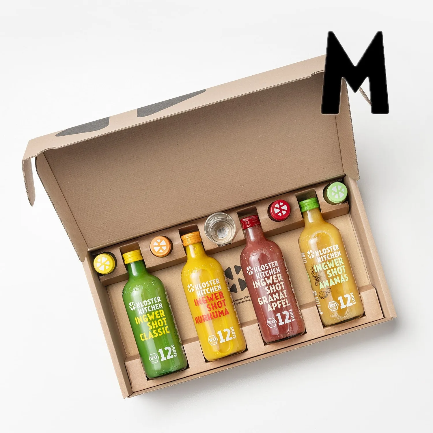 Klosterkitchen Probierset Ingwer Shots trinkfertig