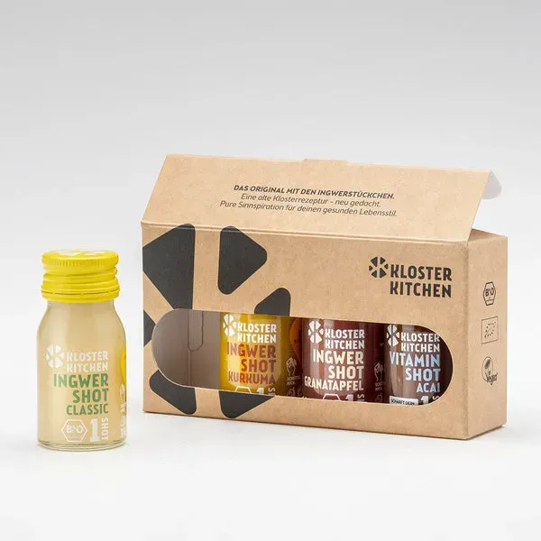Klosterkitchen 1SHOT 4er Mix Box Ingwer Shots 4x30ml