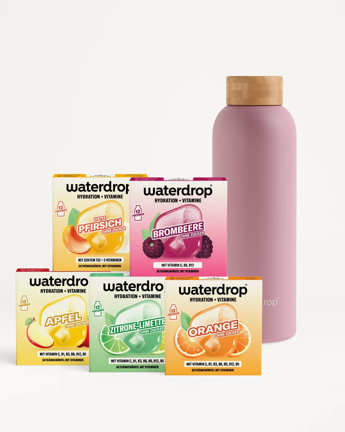 Waterdrop 30 Days Starter Set Thermo Steel Trinkset 60 Microdrinks