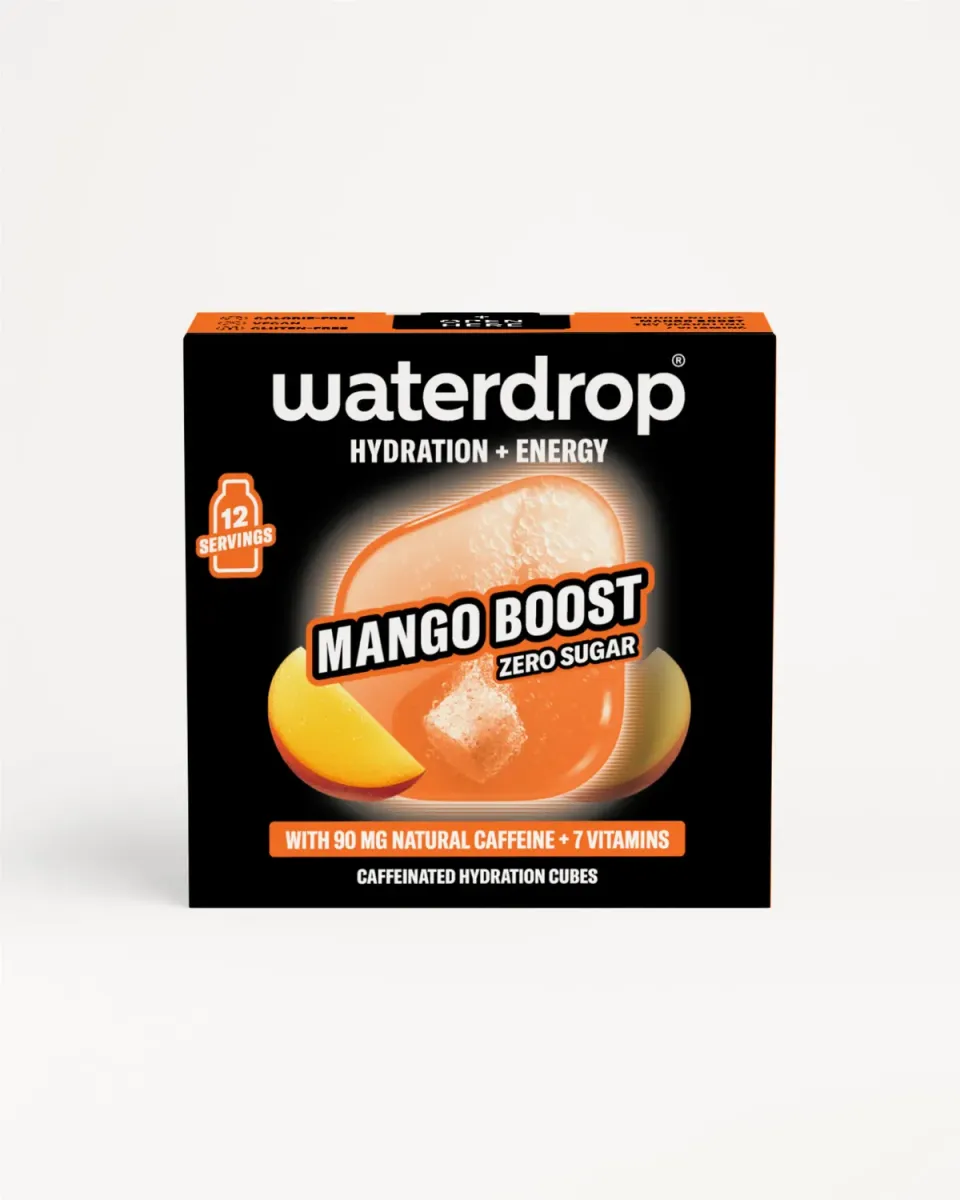 Waterdrop MANGO BOOST Microdrink 12er-Pack mit Guayusa