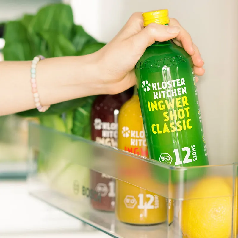 Klosterkitchen 12SHOTS 3ER MIX BOX Ingwer Shot 36 Portionen Bio