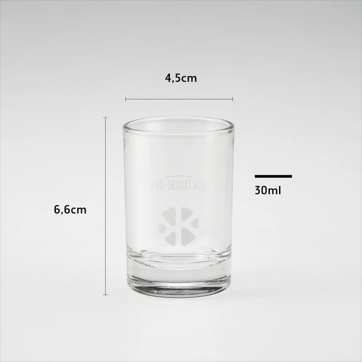 Klosterkitchen Shot Gläser 4er-Pack 30ml Echtglas