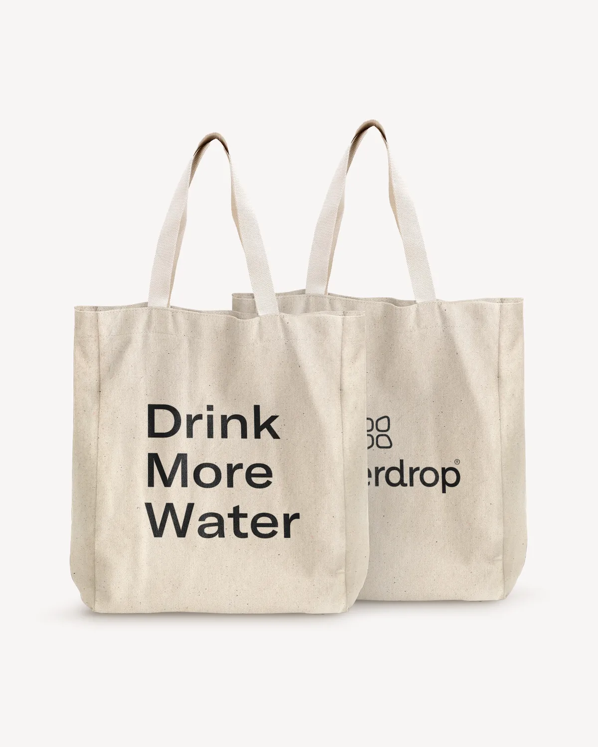 Waterdrop Shopping Bag Baumwolltasche