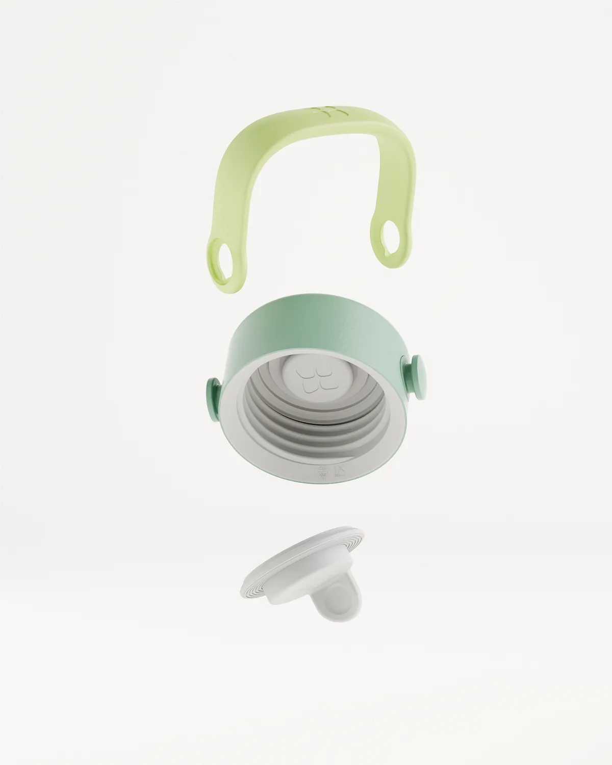 Waterdrop Carry Cap Flaschendeckel Edelstahl mit Griff