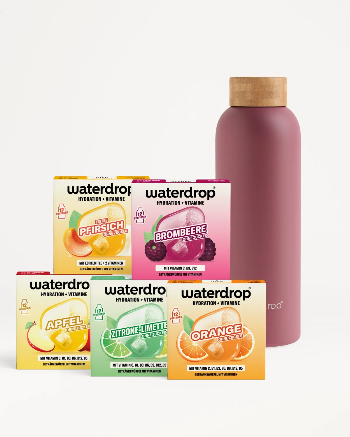 Waterdrop 30 Days Starter Set Thermo Steel Trinkset 60 Microdrinks