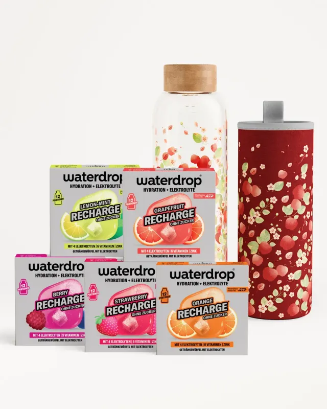 Waterdrop Elektrolyte Starter-Set Edition Glass Microdrink