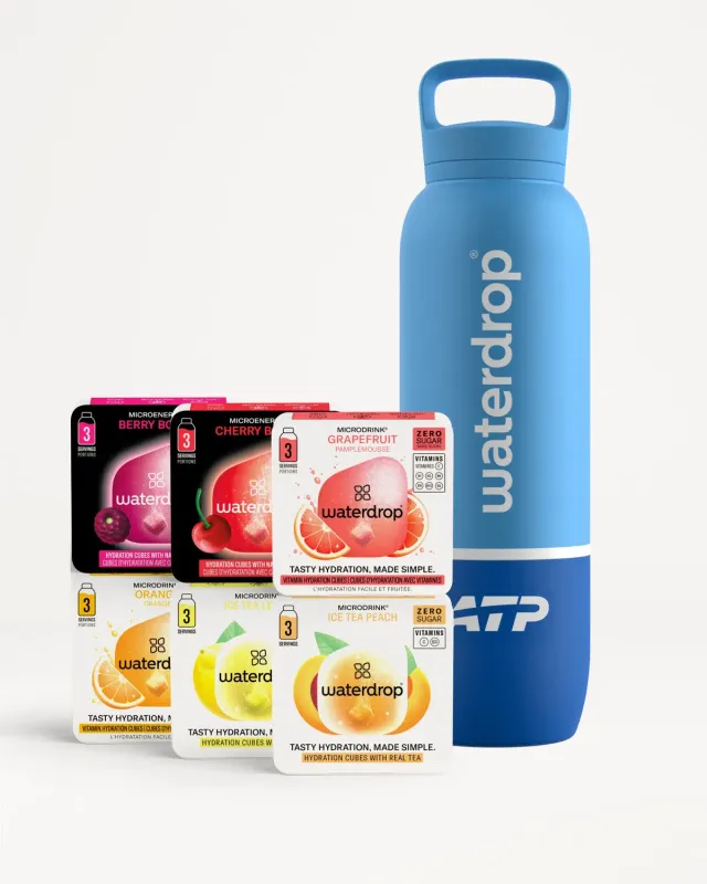 Waterdrop ATP Probierpaket Microdrink Set mit Thermoflasche