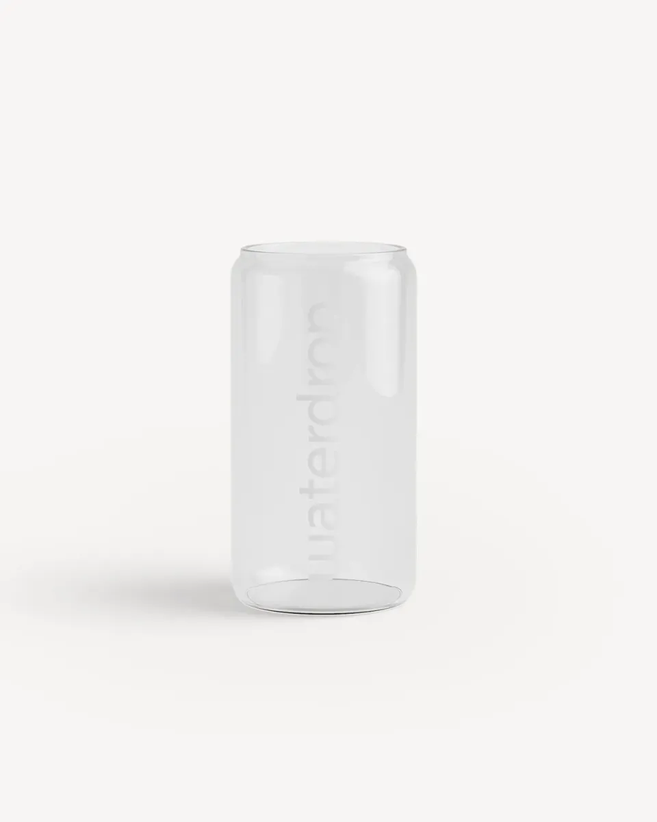 Waterdrop COLA Glass Can Trinkglas Borosilikat