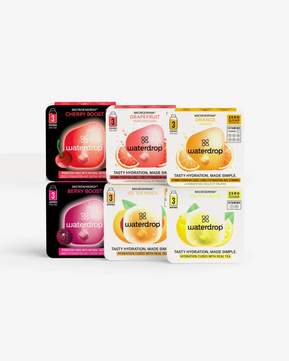 Waterdrop Sortenmix Probierpaket Microdrinks 6 Sorten