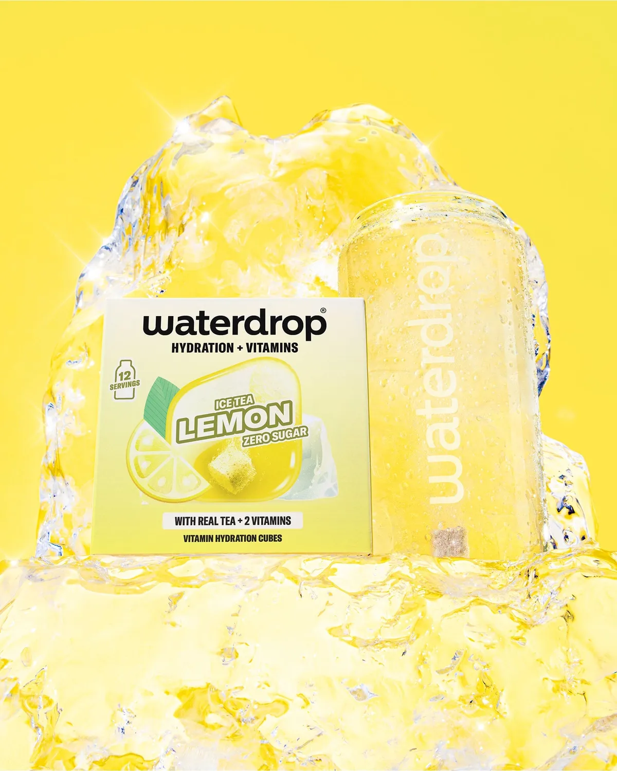 Waterdrop EISTEE Set Microdrink Würfel 12er Set 3 Sorten