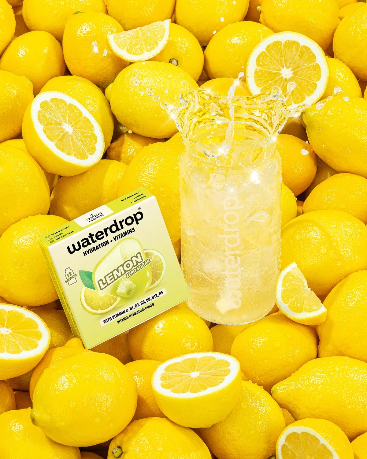 Waterdrop ZITRONE Microdrink 12-Pack ohne Zucker