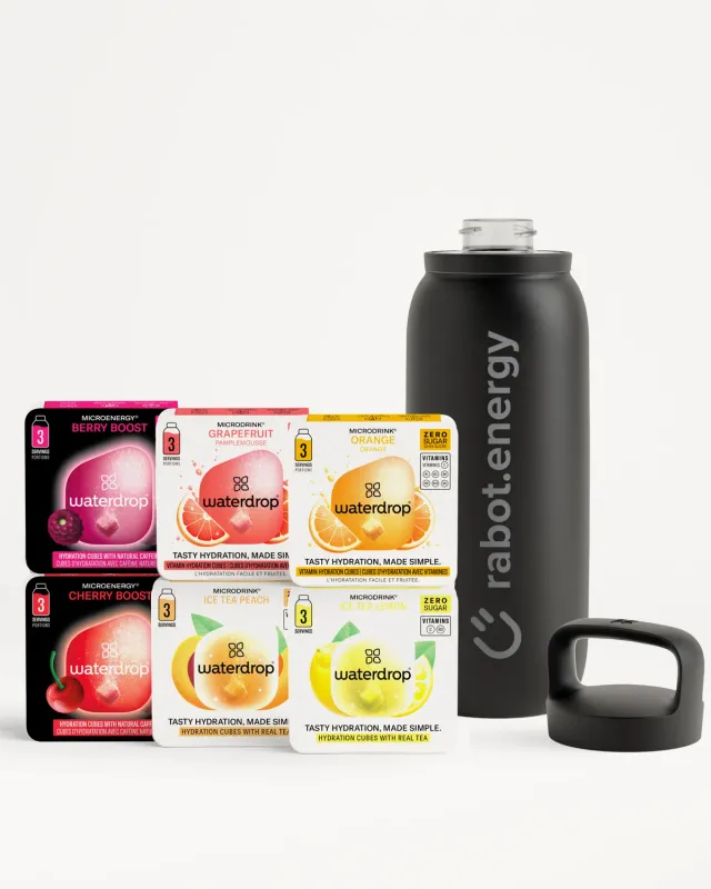 Waterdrop rabot.energy x waterdrop Goodie Box Trinkflaschen-Set