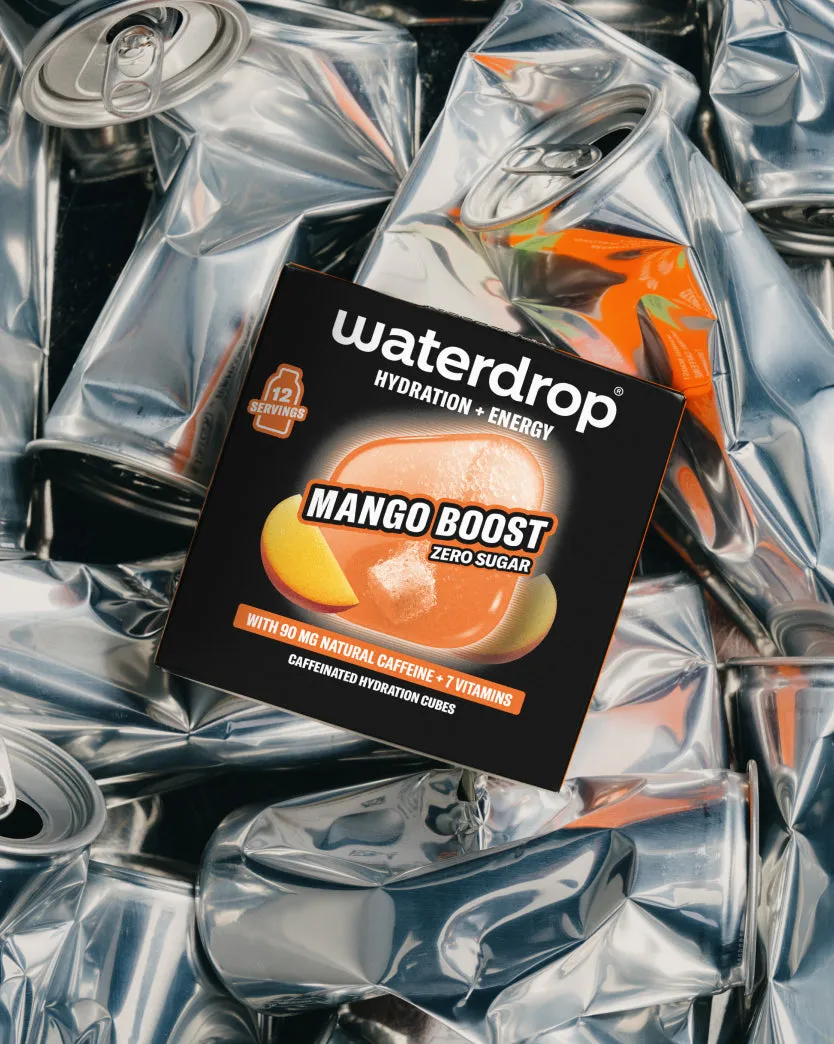 Waterdrop MANGO BOOST Microdrink 12er-Pack mit Guayusa
