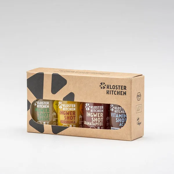 Klosterkitchen 1SHOT 4er Mix Box Ingwer Shots 4x30ml