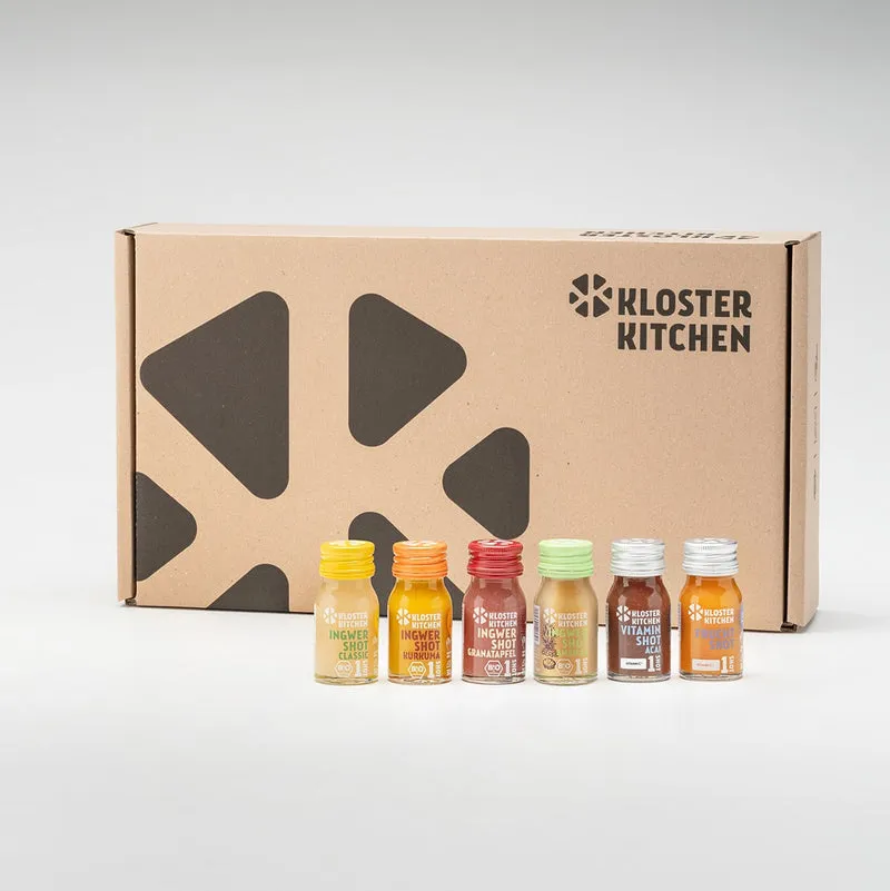 Klosterkitchen INGWER SHOT KUR Ingwer Shots 42 Portionen Bio