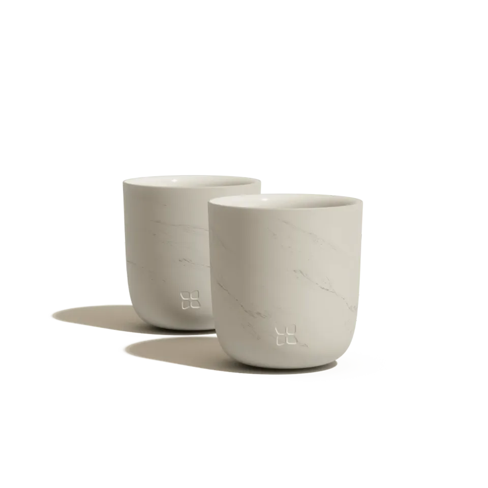 Waterdrop Marble Teacups Porzellan-Teetassen