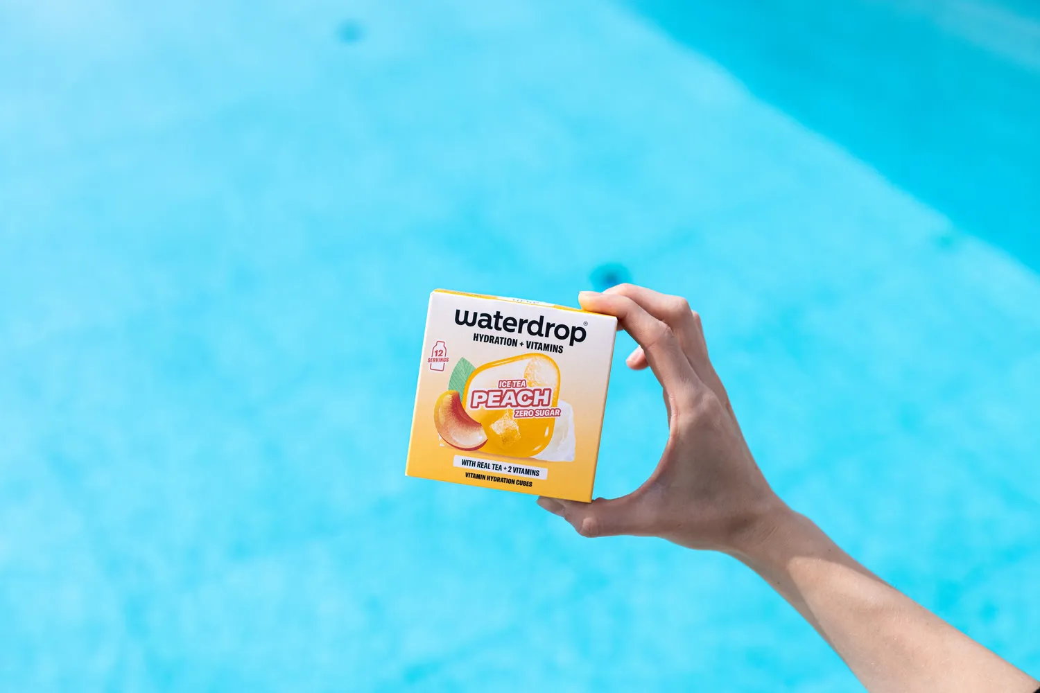 Waterdrop EISTEE PFIRSICH Microdrink 12er-Pack zuckerfrei