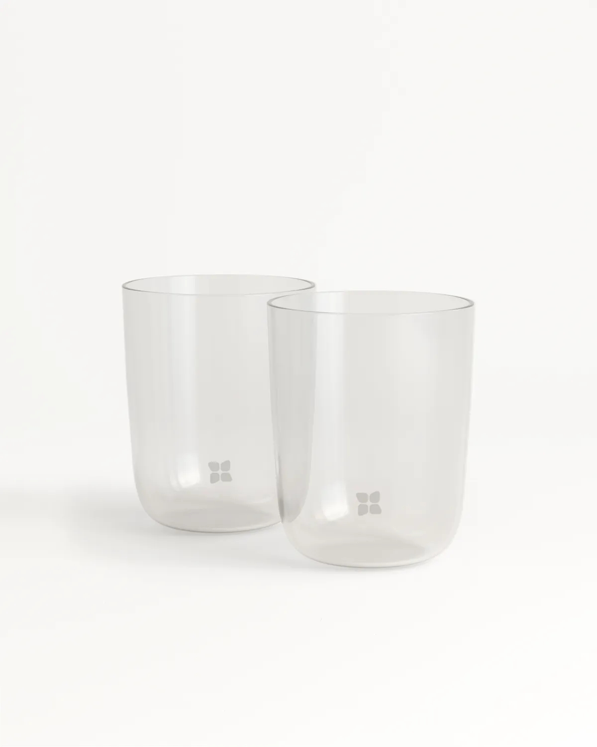 Waterdrop Clear Glasses Gläser 2er-Set stapelbar