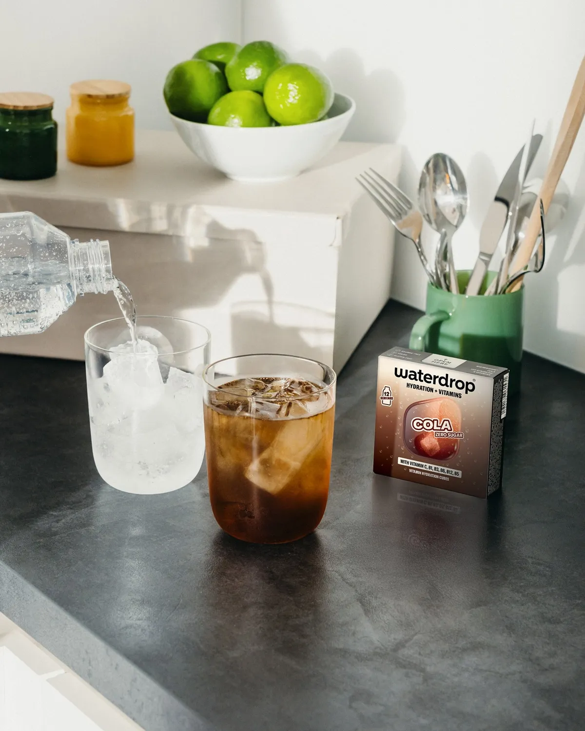 Waterdrop MICRODRINK COLA Getränkewürfel zuckerfrei 12 Pack
