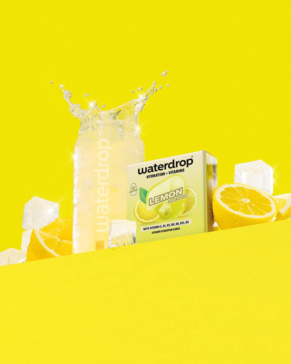 Waterdrop ZITRONE Microdrink 12-Pack ohne Zucker