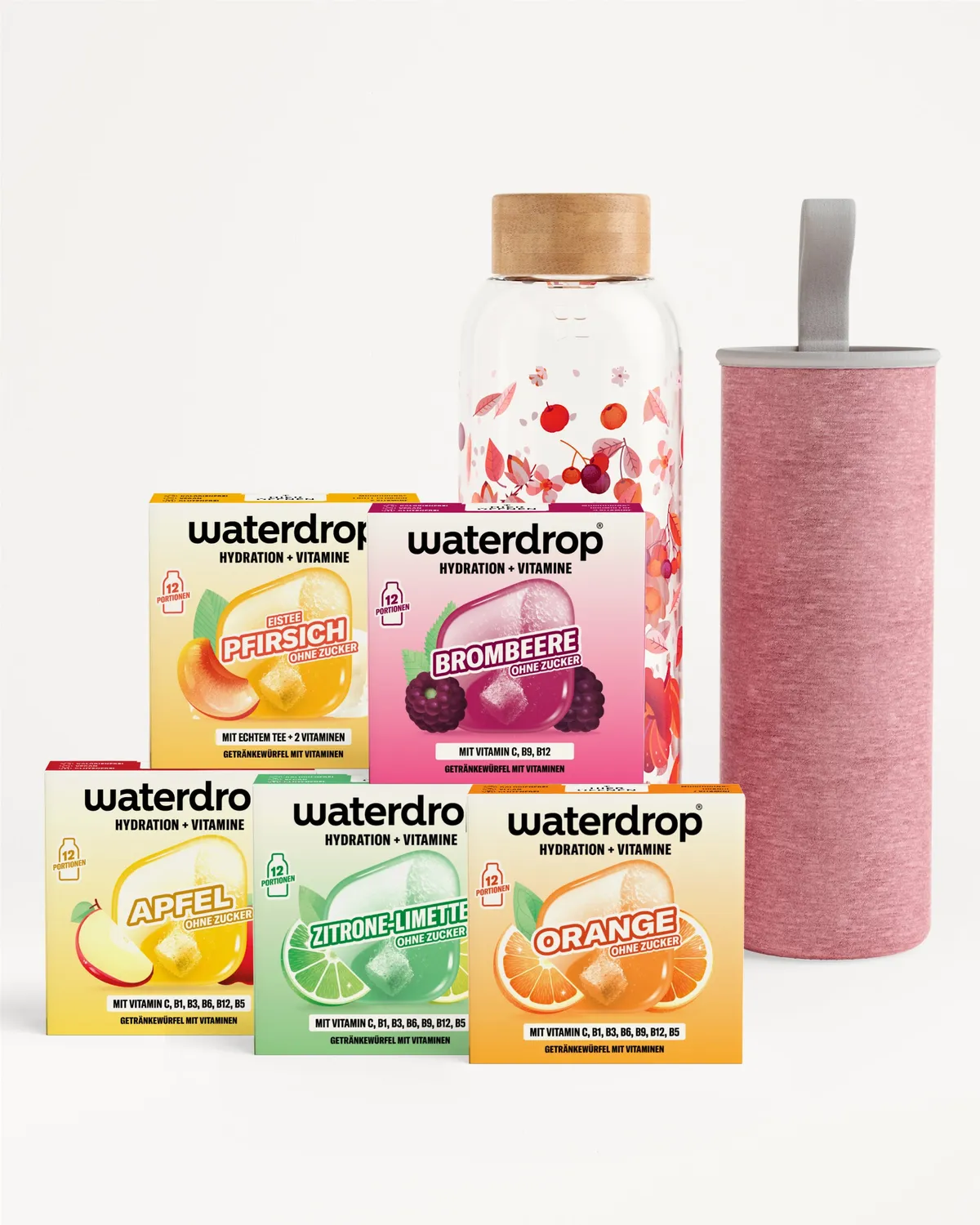 Waterdrop 30 Days Starter Set Glas-Microdrinks