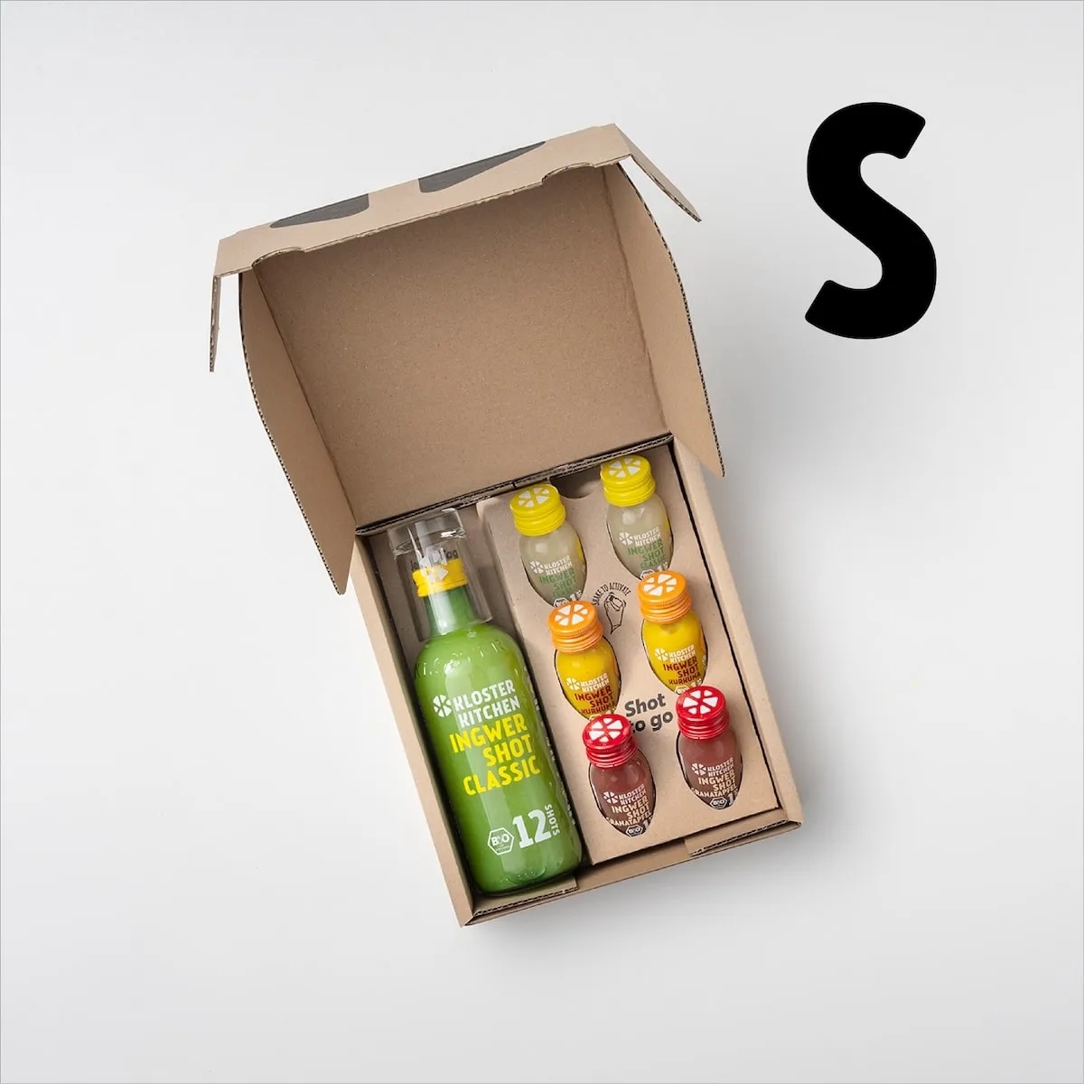 Klosterkitchen Probierset Ingwer Shots trinkfertig