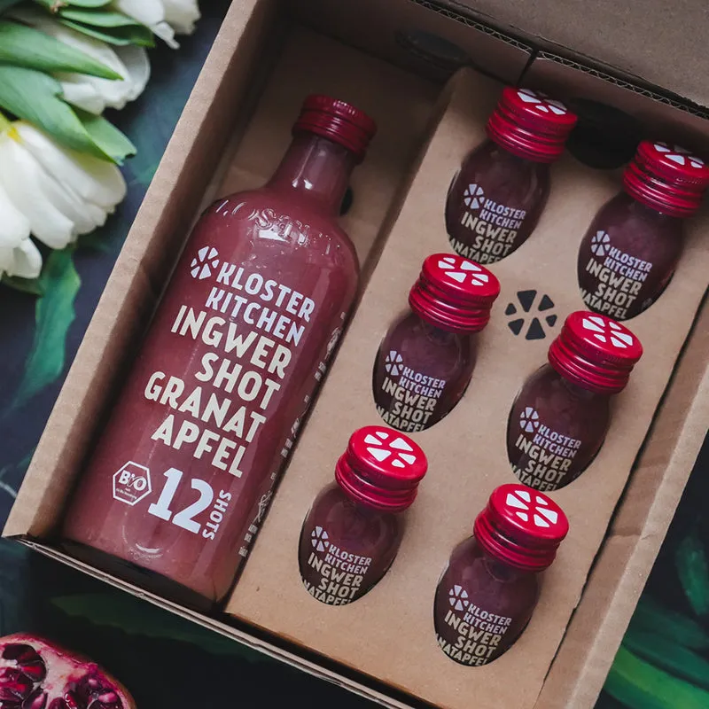 Klosterkitchen Geschenkbox Love Granatapfel 18 Shots Bio