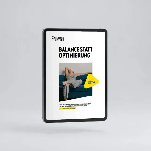 Klosterkitchen Balance statt Optimierung Ratgeber E-Book