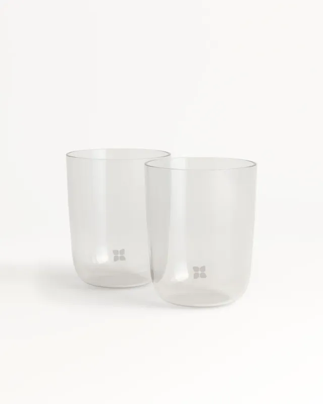 Waterdrop Clear Glasses Gläser 2er-Set stapelbar